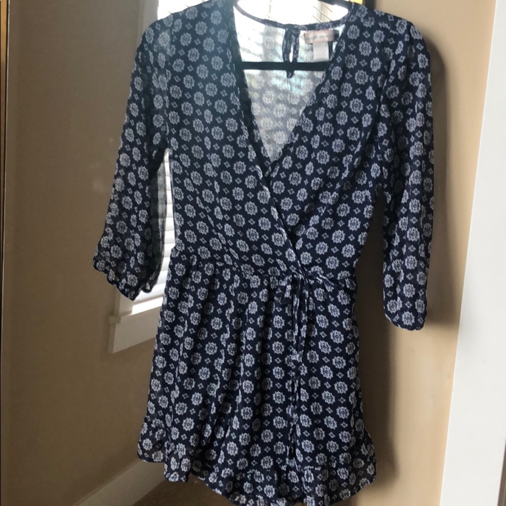 3/4 sleeve romper